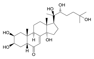 Химическая структура экдистерона